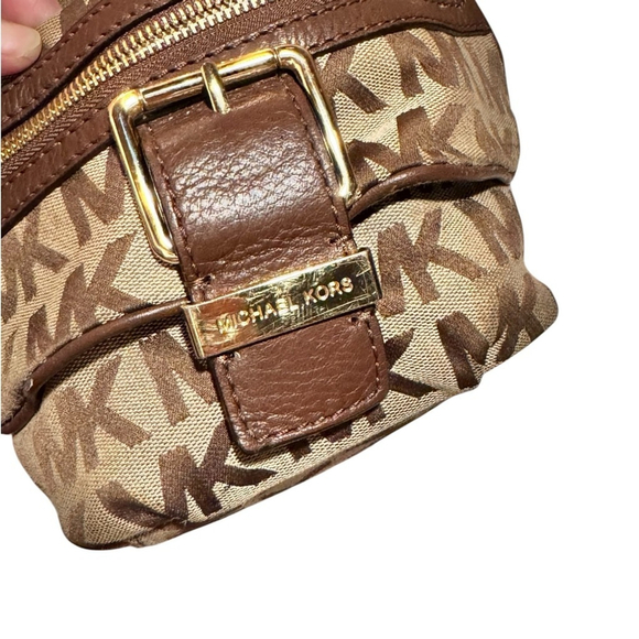 Michael Kors Brookville Large Jacquard Leather Satchel - Picture 10 of 15